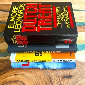 Elmore Leonard set of 4 vintage novels.